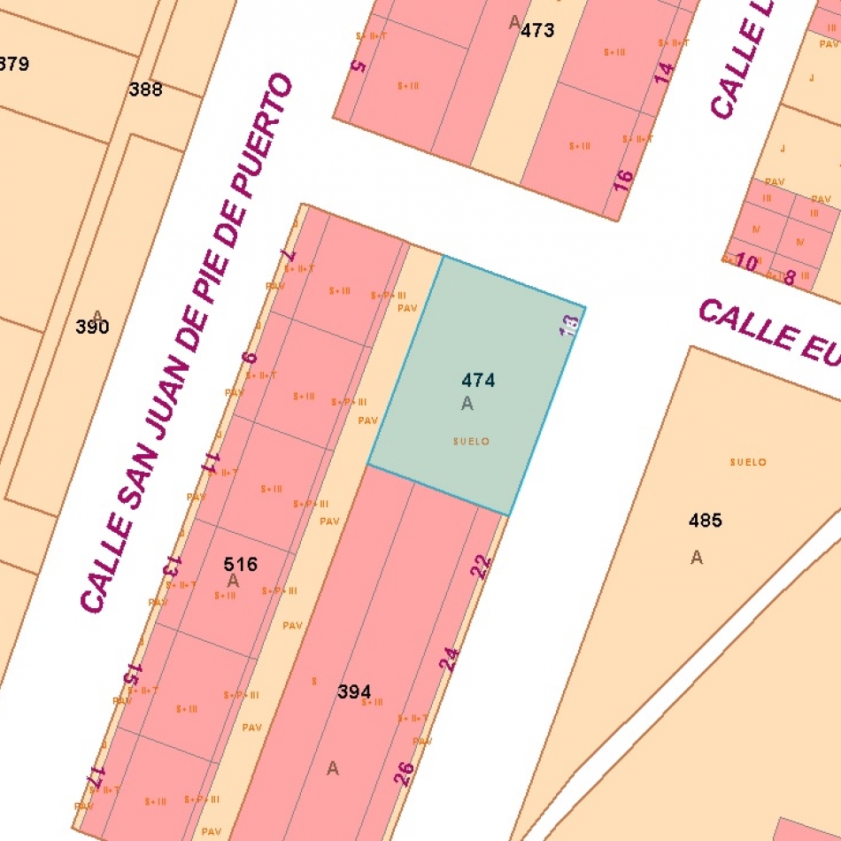 Suelo residencial urbanizado en Estella